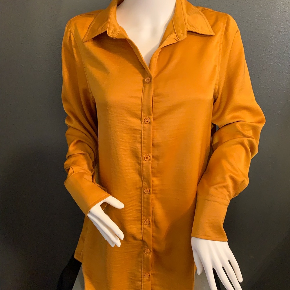 Olia Mustard Yellow Blouse